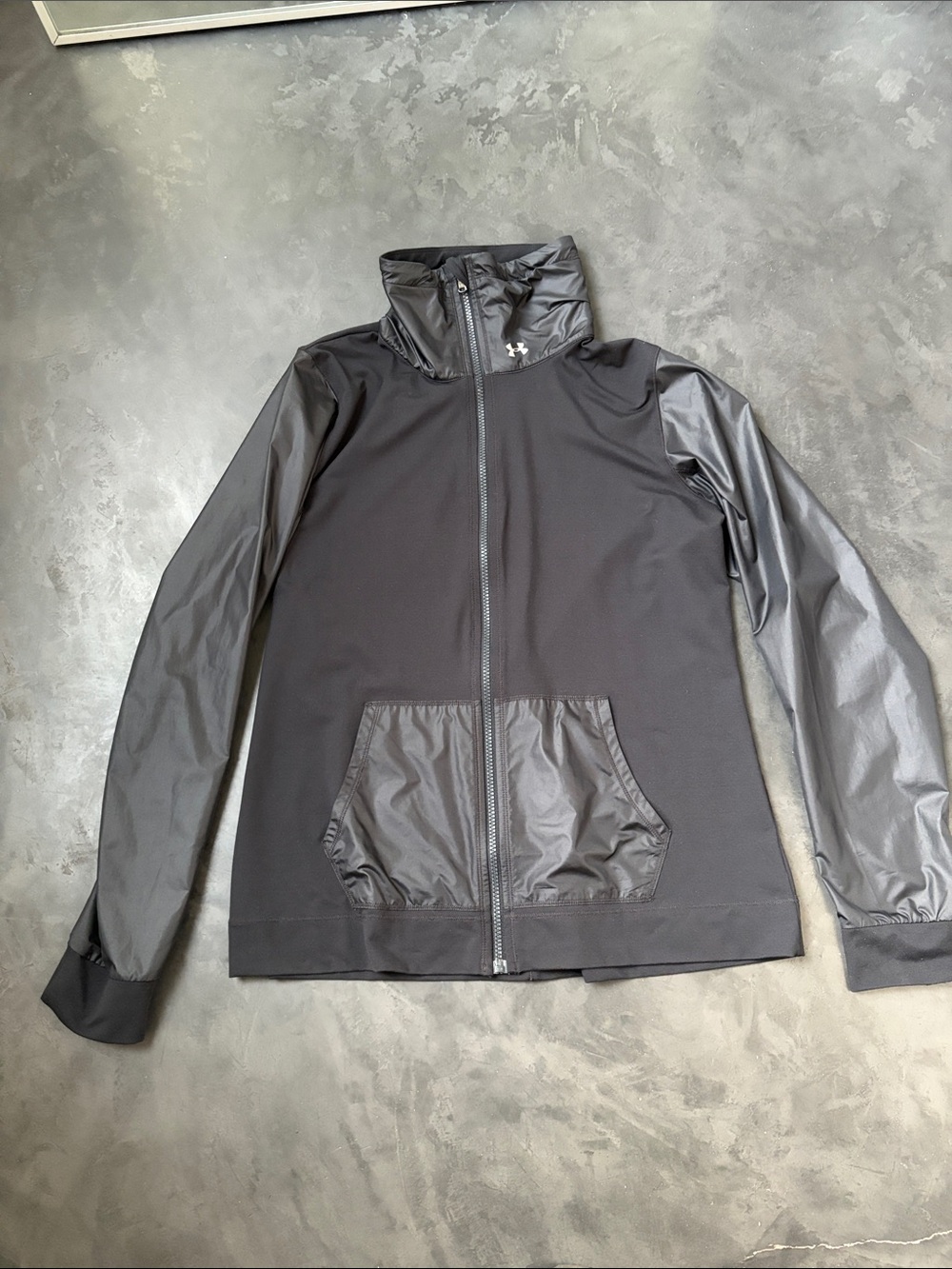 Under Armour AllSeasonGear Mixed Media Funnel Neck Zip Up
